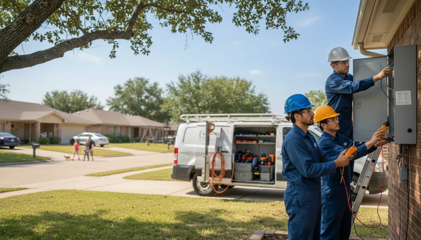 Certified electrician providing emergency electrical services in Kilbourne, LA